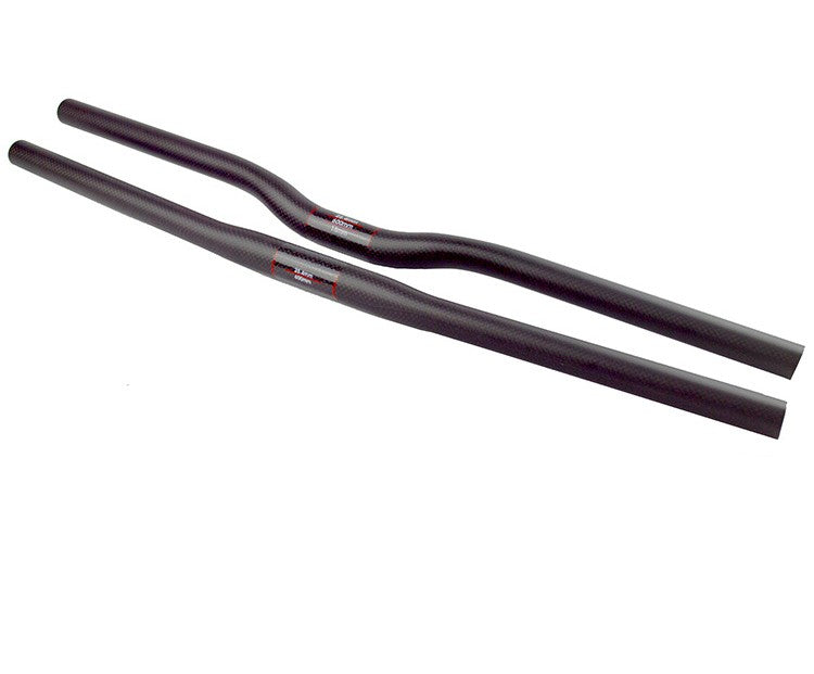 Voll Carbon MTB Riser Lenker 25,4mm Fahrradlenker 3K Hochglanz 30mm Rise 580-720mm