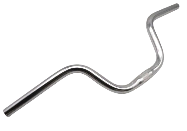 Lenker Riser 120mm Hoch Fahrradlenker 25,4mm Aluminiumlegierung 580/620mm für Citybike MTB Trekkingrad E-Bike Komfort-Lenker Ergonomisch Schwarz/Silber
