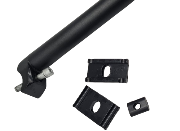 Alu Sattelstütze 450mm extra lang 27,2 31,6 mm MTB Rennrad schwarz Sattelstange