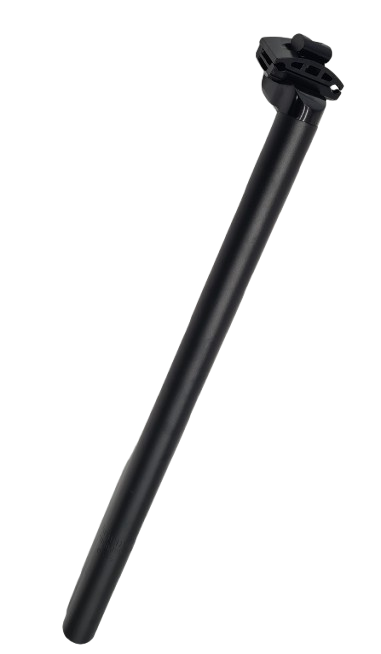 Alu Sattelstütze 450mm extra lang 27,2 31,6 mm MTB Rennrad schwarz Sattelstange