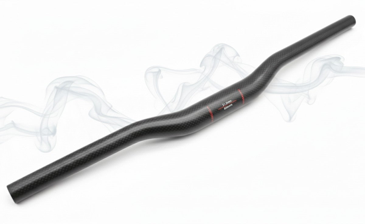 fahrrad Kohlefaser Carbon Mountainbike MTB, 31.8mm, Riser Höhe 30mm 3K  Riser Bar Lenker OS 31,8mm 580-720mm
