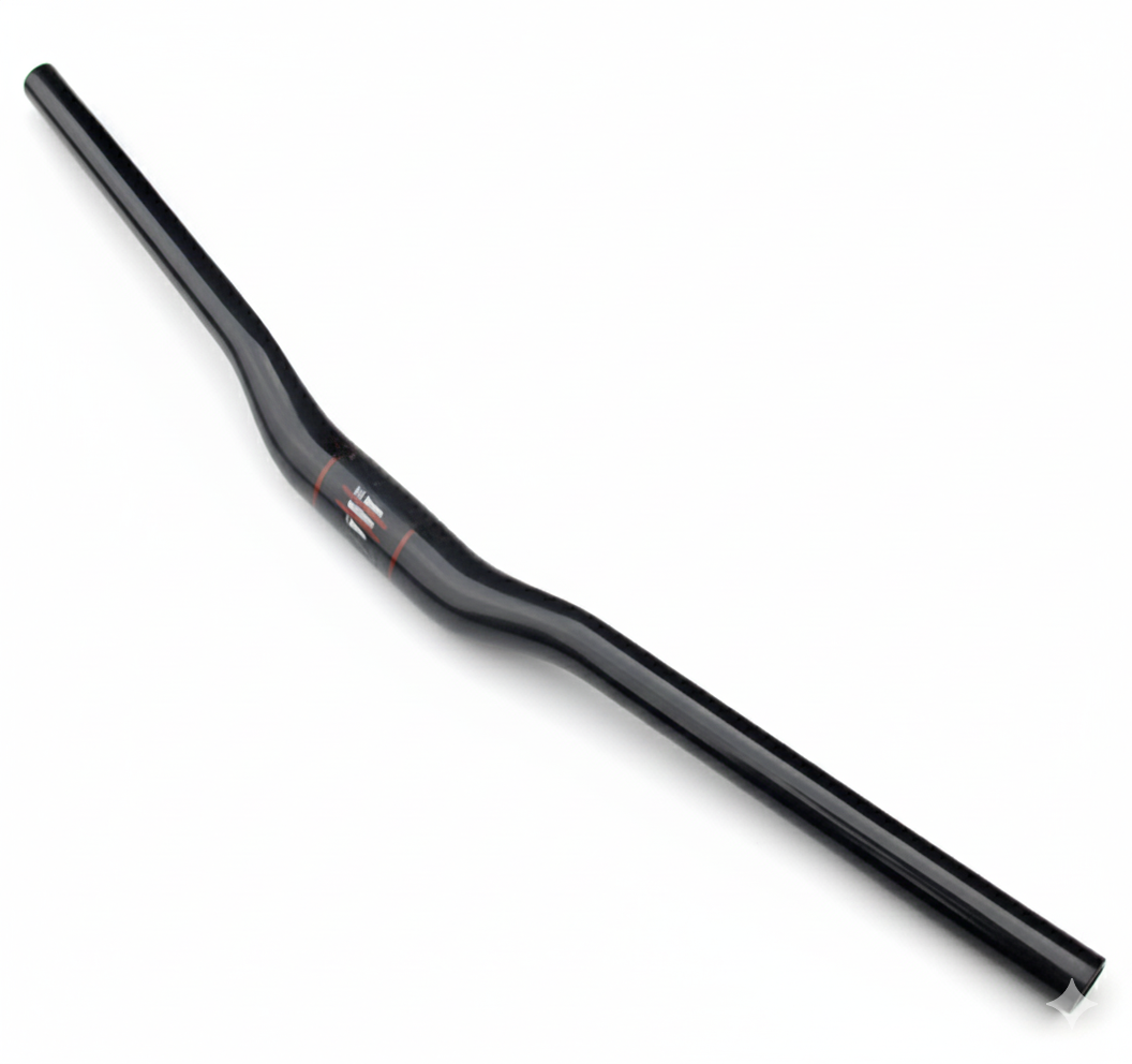 fahrrad Kohlefaser Carbon Mountainbike MTB, 31.8mm, Riser Höhe 30mm 3K  Riser Bar Lenker OS 31,8mm 580-720mm