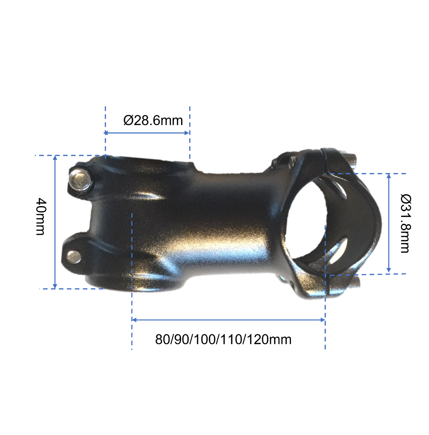 Fahrrad Vorbau 31.8 mm 7° Ultraleicht Aluminium MTB Rennrad Stem 90-110mm Neu