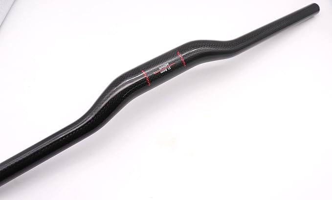 fahrrad Kohlefaser Carbon Mountainbike MTB, 31.8mm, Riser Höhe 30mm 3K  Riser Bar Lenker OS 31,8mm 580-720mm