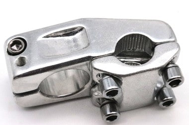 BMX Vorbau 40mm 15° Rise CNC Alu Anti-Rutsch 22,2mm Stunt Dirt Jump Super Short