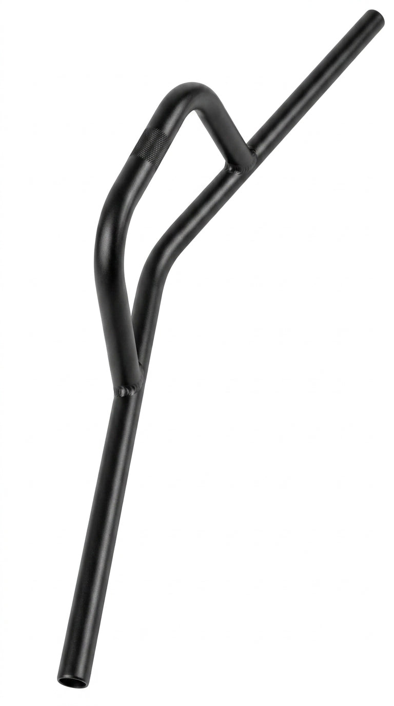 BMX Riser Lenker 22,2mm - 120mm High Rise - Sandschwarz - 680mm/720mm