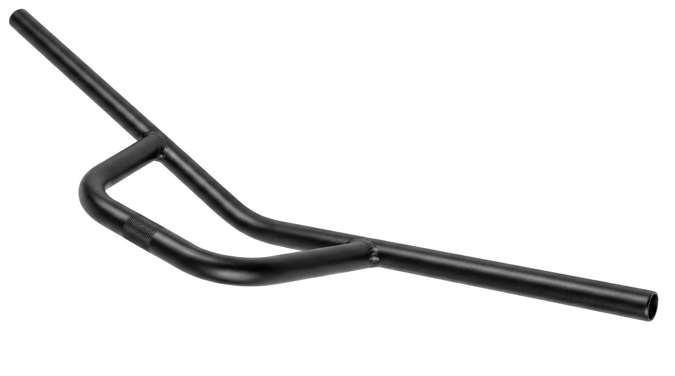 BMX Riser Lenker 22,2mm - 120mm High Rise - Sandschwarz - 680mm/720mm