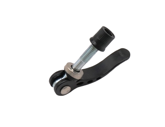 Fahrrad Schnellspanner M8 x 55mm Sattelklemme Alu Schwarz Silber
