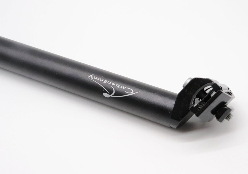 Alu Sattelstütze 450mm extra lang 27,2 31,6 mm MTB Rennrad schwarz Sattelstange