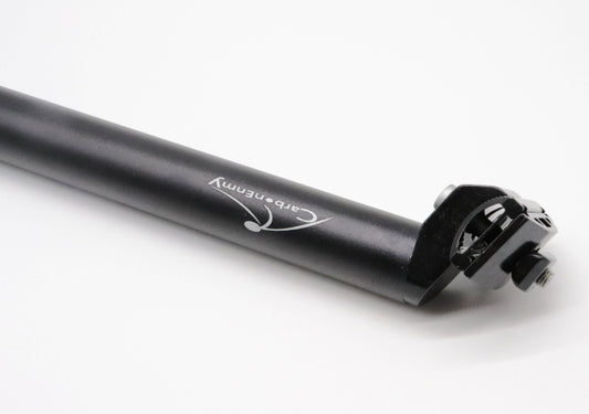 Alu Sattelstütze 450mm extra lang 27,2 31,6 mm MTB Rennrad schwarz Sattelstange