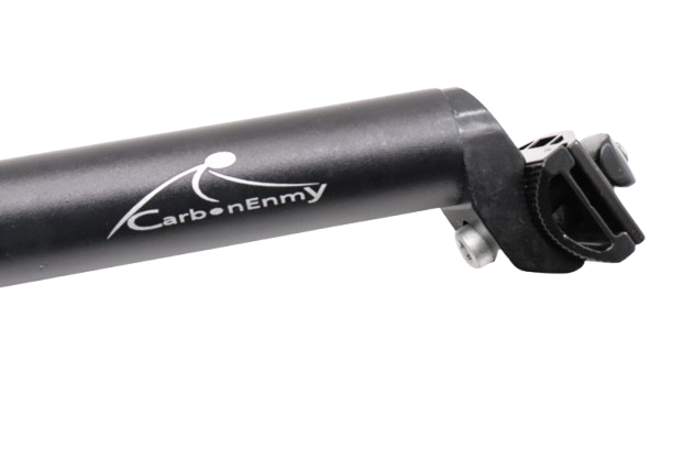 Alu Sattelstütze 450mm extra lang 27,2 31,6 mm MTB Rennrad schwarz Sattelstange
