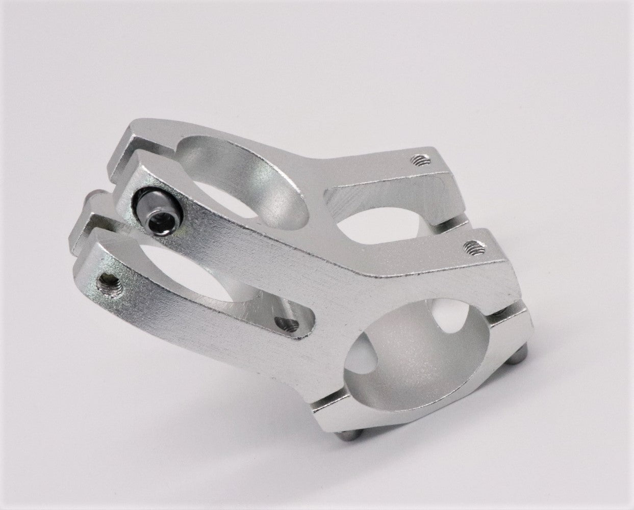 Fahrrad Vorbau Kurz 31.8 mm 40mm 0° CNC Aluminium Low Stack 30mm Schwarz Silber