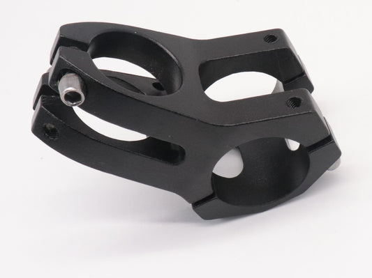 Fahrrad Vorbau Kurz 31.8 mm 40mm 0° CNC Aluminium Low Stack 30mm Schwarz Silber