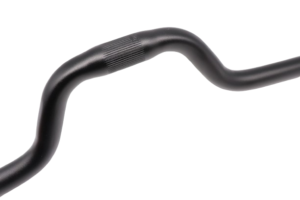 Alu Fahrrad Lenker Riser Bar 25,4 x 520mm H80mm Fixie Singlespeed Schwarz Silber
