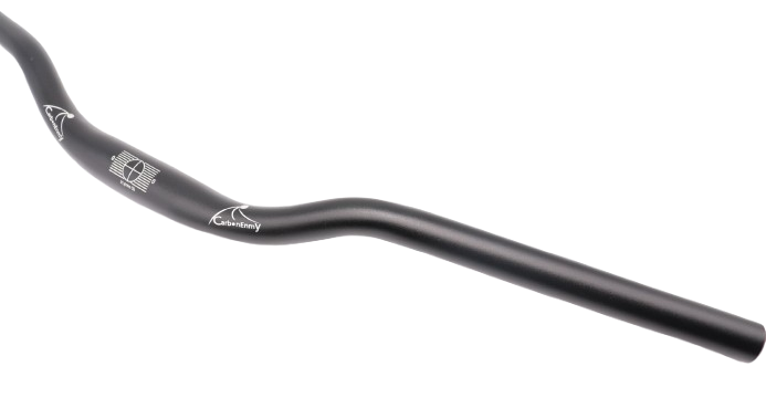 MTB Lenker Riser Bar 31,8mm Aluminium 30-50mm Hoch Fahrradlenker 620-780mm neu
