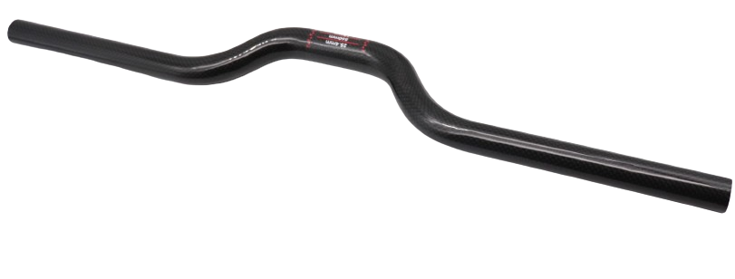 Carbon Lenker mtb Fixie Singlespeed Riser H50 Fahrradlenker 25,4 mm 500-660mm
