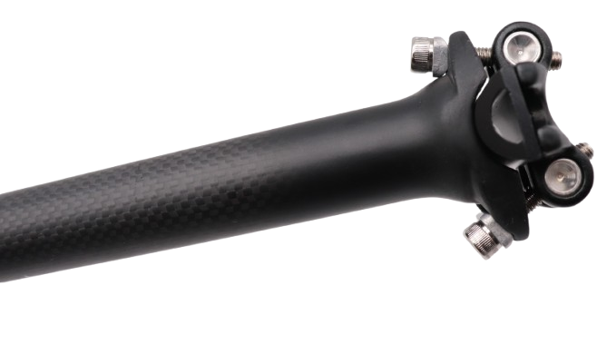 Carbon Sattelstütze 3K Matt Patent 27,2 31,6 mm MTB Rennrad 350 mm
