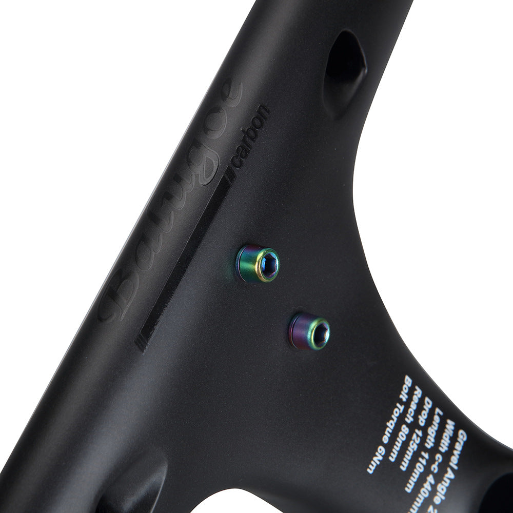 Carbon Rennrad Lenker, Integrierter Vorbau, Gravel Lenker, All-Road Cockpit, 25 Grad Flare, Aero Lenker, Lenker 400mm 420mm, Vorbau 80mm 90mm, Gravelbike Cockpit, Carbon Lenker Set