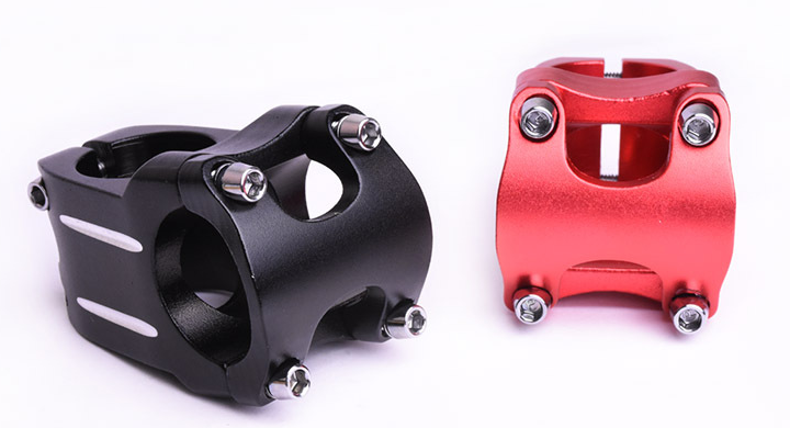 Fahrrad Vorbau Kurz 31.8mm 40mm 7° CNC Alu BMX MTB Sandgestrahlt 4 Farben Neu