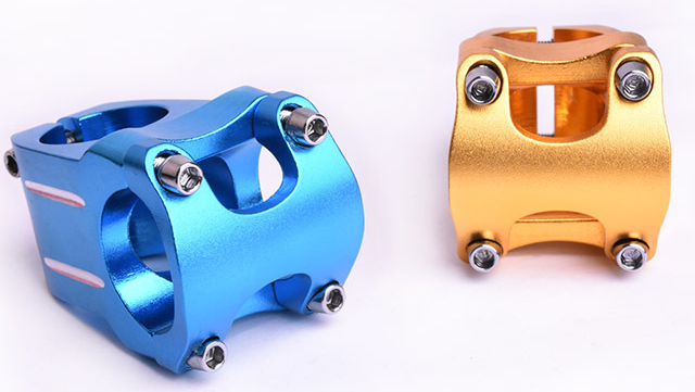 Fahrrad Vorbau Kurz 31.8mm 40mm 7° CNC Alu BMX MTB Sandgestrahlt 4 Farben Neu