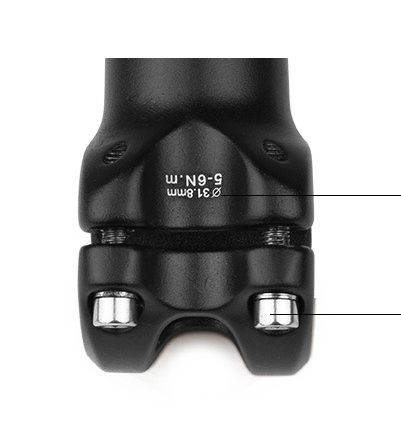 erstellbarer Vorbau 31,8mm Lenker Alu Schaftvorbau 25,4mm 1" 110/180mm -20°/+30°