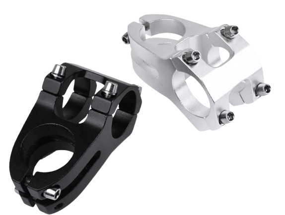 Fahrrad Vorbau Kurz 31.8 mm 40mm 0° CNC Aluminium Low Stack 30mm Schwarz Silber