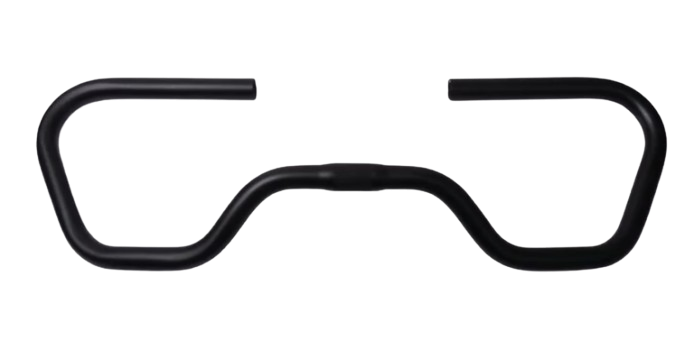 Alu Fahrrad Lenker Multifunktionslenker Set 25,4 mm x 600mm + 500mm Bezüge NEU