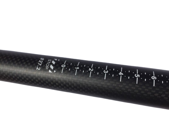 Carbon Sattelstütze 3K Matt Patent 27,2 31,6 mm MTB Rennrad 350 mm